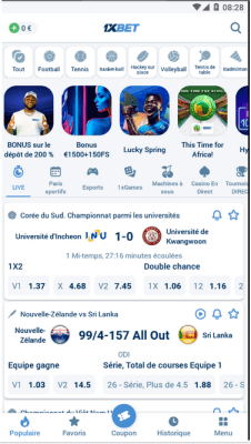 Capture d'écran de l'application 1xbet APK - #5