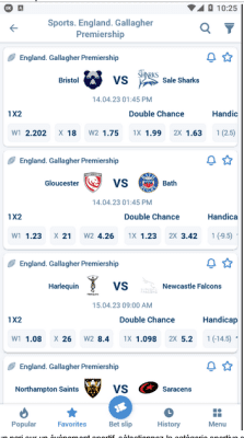 Capture d'écran de l'application 1xbet APK - #15