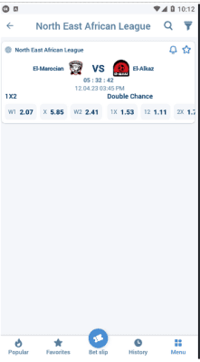 Capture d'écran de l'application 1xbet APK - #16