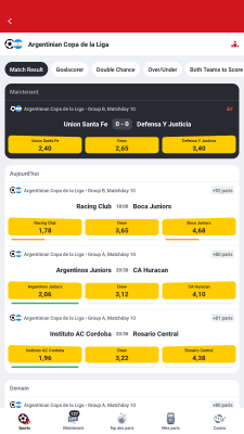 Capture d'écran de l'application Betclic - #3