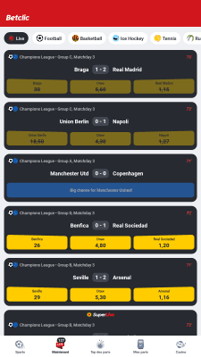 Capture d'écran de l'application Betclic - #5