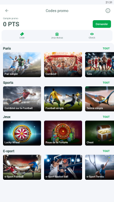 Capture d'écran de l'application Linebet APK - #5