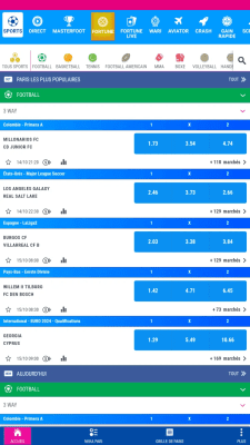 Capture d'écran de l'application Bet223 - #3