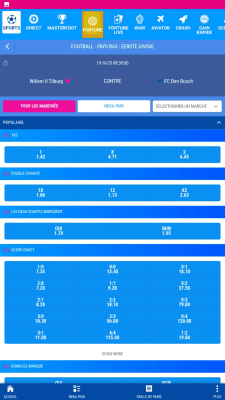 Capture d'écran de l'application Bet223 - #4