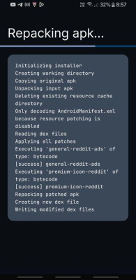 Capture d'écran de l'application ReVanced Manager - #3