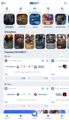 Capture d'écran de l'application 1xbet - #5