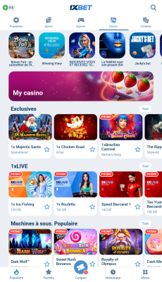 Capture d'écran de l'application 1xbet - #6