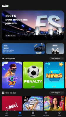 Capture d'écran de l'application 1Win - #1