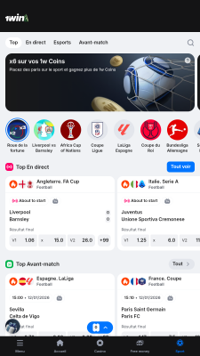 Capture d'écran de l'application 1Win - #3