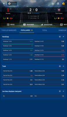 Capture d'écran de l'application Mostbet - #2