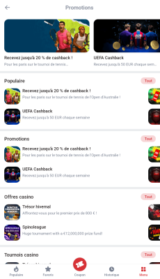 Capture d'écran de l'application 888Starz - #9