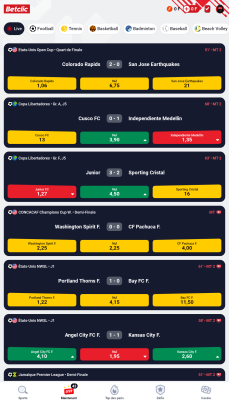 Capture d'écran de l'application Betclic - #3