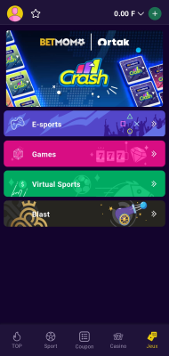 Capture d'écran de l'application Betmomo - #6