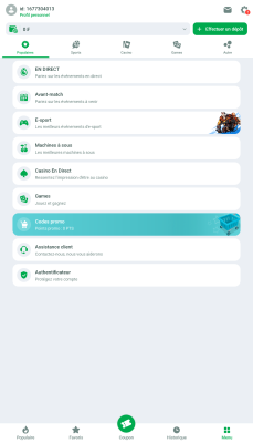 Capture d'écran de l'application Linebet - #5