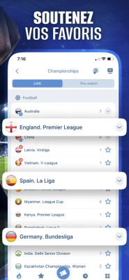 Capture d'écran de l'application 1xBet - #4
