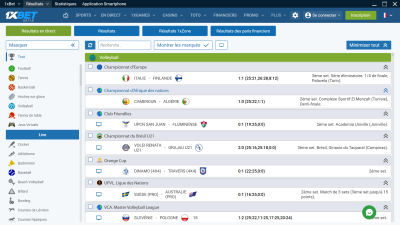 Capture d'écran de l'application 1xBet - #8
