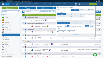 Capture d'écran de l'application 1xBet - #9