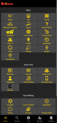 Capture d'écran de l'application BWinners - #6
